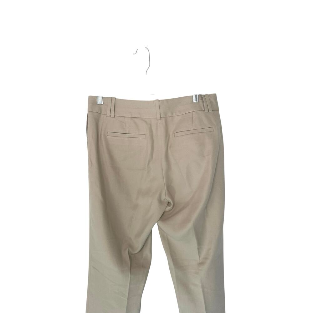 J.Crew Dress Pants Trousers Tan Office Work Career Business Straight Leg Size 6 - Picture 7 of 11